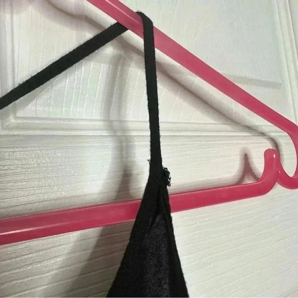 Spaghetti Strap Tank Top Flowy Black Size Extra Small - Picture 6 of 16